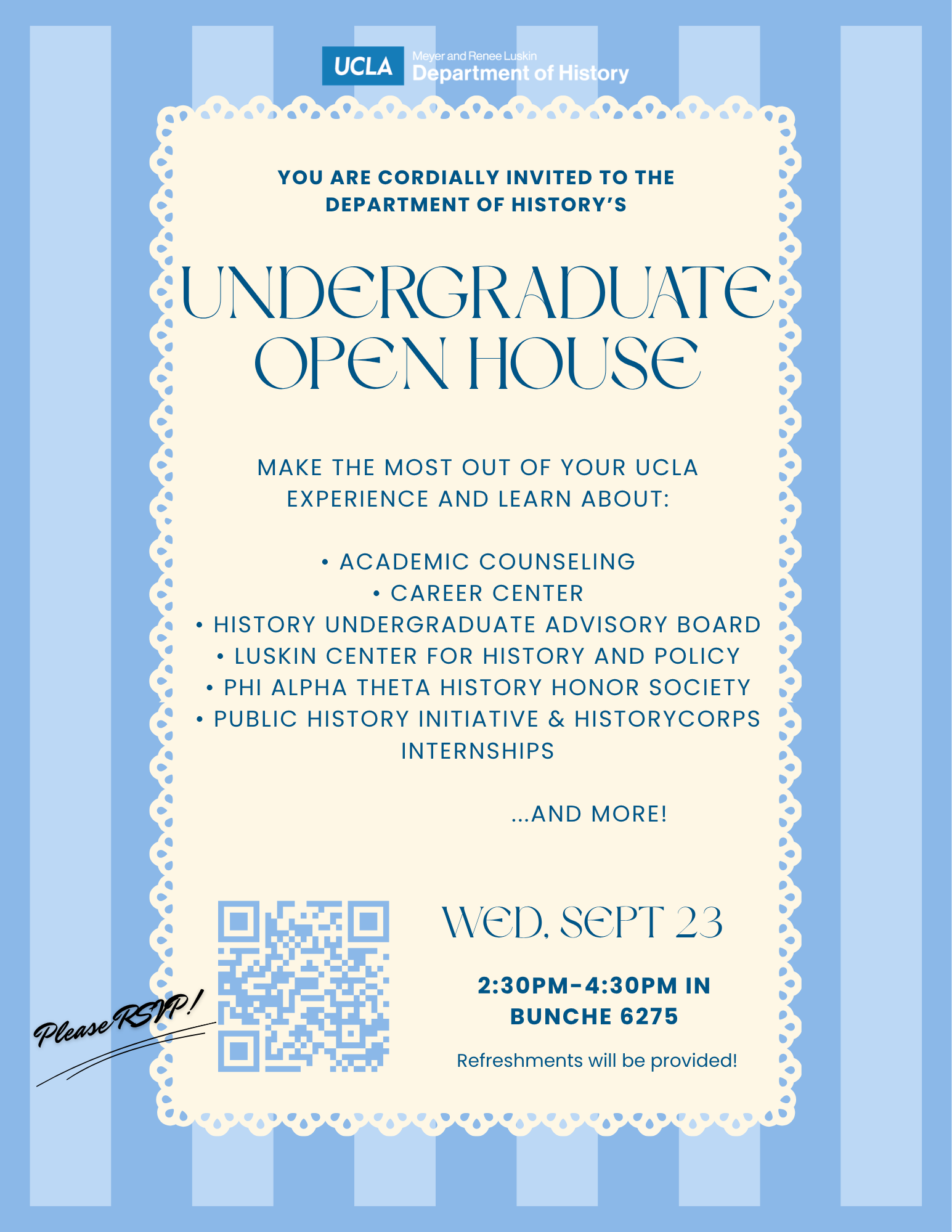 Flyer for the 2026 Undergraduate Open House